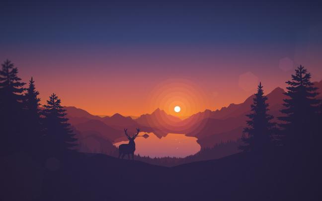 deer, Firewatch HD Wallpapers \/ Desktop and Mobile Images \u0026 Photos