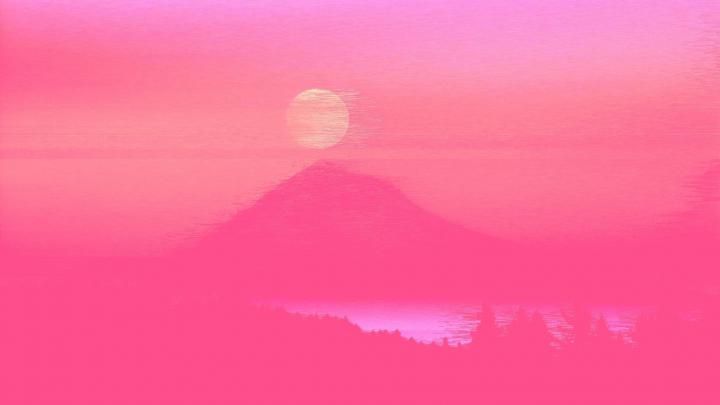 Neon aesthetic pink color colored background water no people wallpaper 