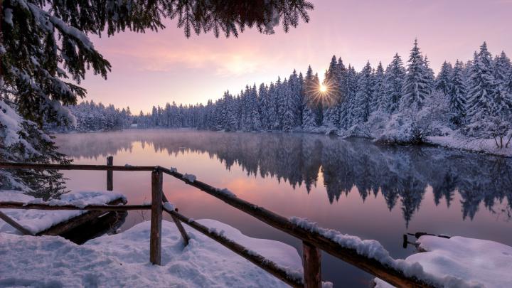 1920x1080 Winter Snow Trees Nature Outdoors Laptop Full HD 1080P HD 4k 