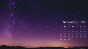November 2021 Calendar Desktop Wallpaper