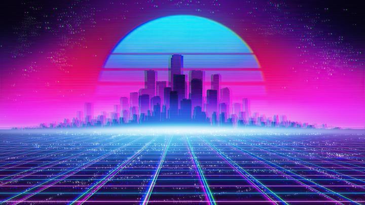 2560x1440 Synthwave Cityscape 4k 1440P Resolution HD 4k Wallpapers 