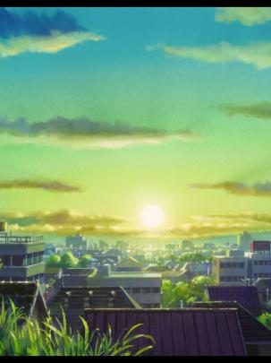 Free download 20345 anime scenery anime city sunset Wallpaper 1920x1080 