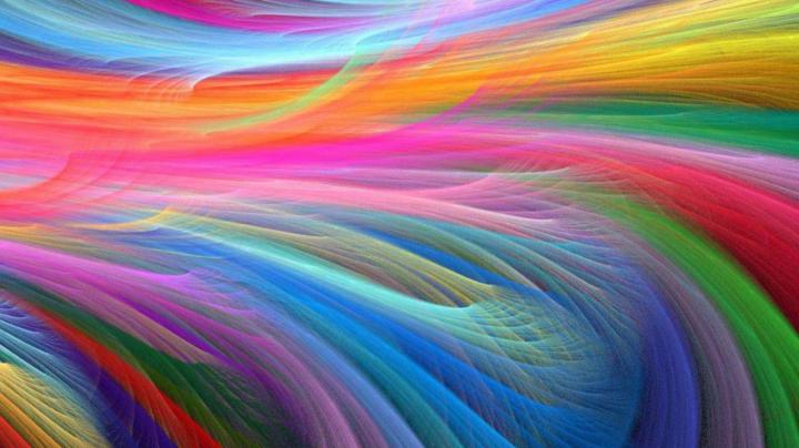 Colorful Abstract Art Desktop Wallpaper: Desktop HD Wallpaper 