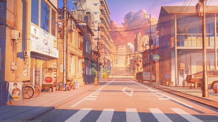 Anime Aesthetic Street Wallpapers