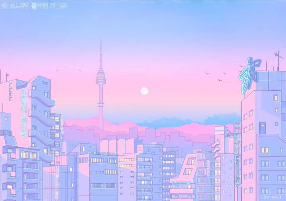 Pink Anime Aesthetic Kawaii Desktop Wallpapers