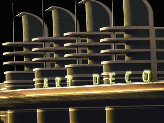 \u0026quot;Art Deco - Streamline Moderne\u0026quot; by Jhihmoac - Caedes Desktop Wallpaper