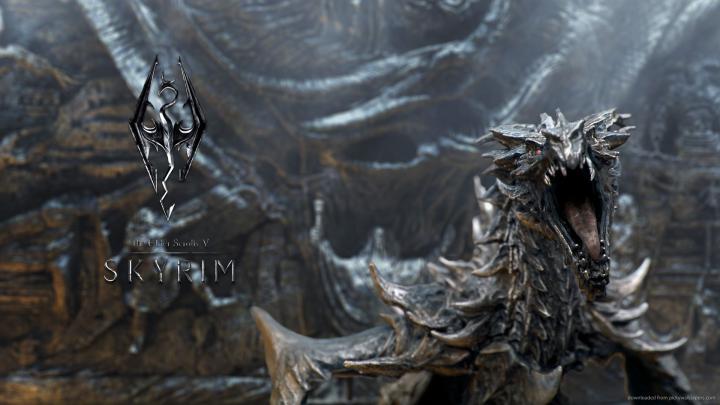 10 New Skyrim Dragon Wallpaper 1920X1080 FULL HD 1920\u00d71080 For PC 