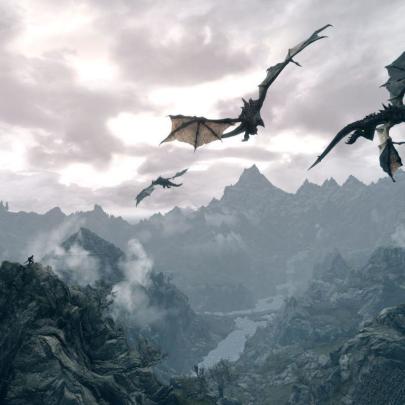 10 Best Skyrim Dragon Wallpaper 1920X1080 FULL HD 1080p For PC Desktop 2020