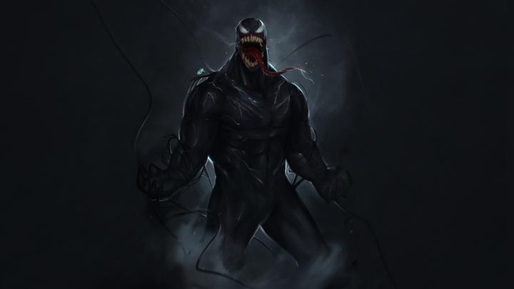 Download 1920x1080 wallpaper marvel, angry vemon, dark, full hd, hdtv 
