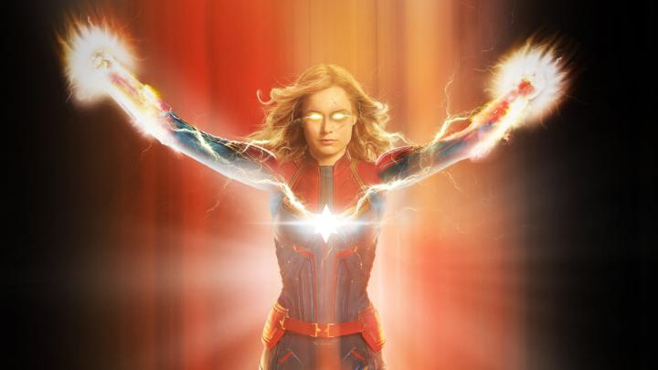 Download 1920x1080 wallpaper captain marvel, superhero, marvel, art 