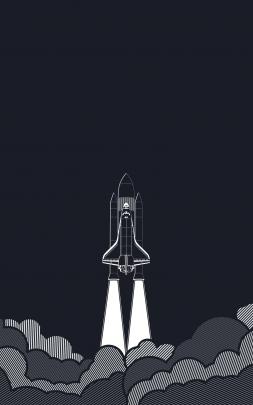 space shuttle, Minimalism, Portrait display HD Wallpapers \/ Desktop and 