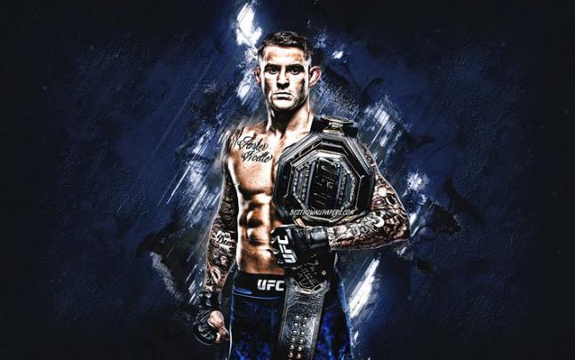 Download wallpapers Dustin Poirier, portrait, american fighter, UFC 