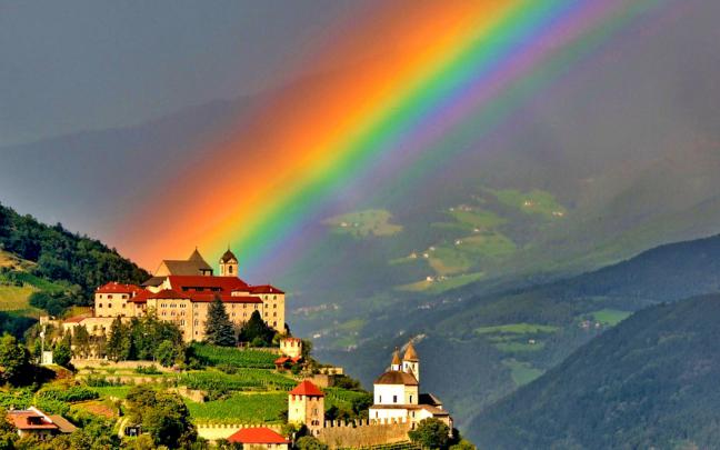 FREE HEADER TEMPLATES: 8 desktop wallpapers \u201cRainbow\u201c 1440x900