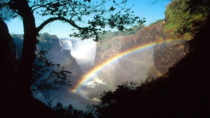 Desktop Wallpapers Waterfalls with Rainbow (34+ images)