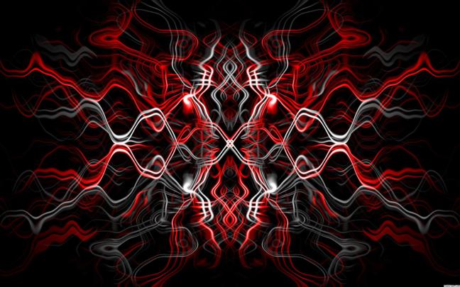Abstract Red and Black Wallpaper -