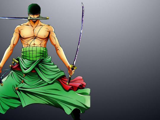 Roronoa Zoro with swords - One Piece HD desktop wallpaper : Widescreen 