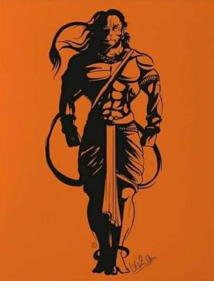 Angry Hanuman Hd Wallpaper 1920x1080 Download