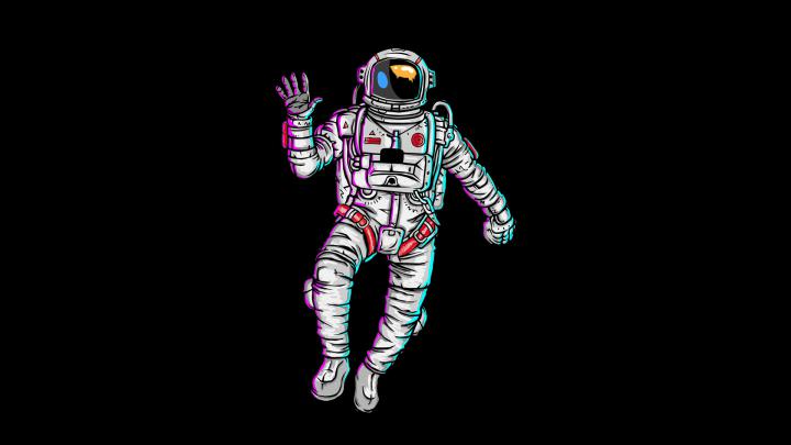 1920x1080 Astronaut Waving Hand Minimal 4k Laptop Full HD 1080P HD 4k 