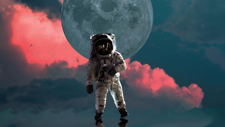 1920x1080 An Astronaut 4k Laptop Full HD 1080P HD 4k Wallpapers, Images 
