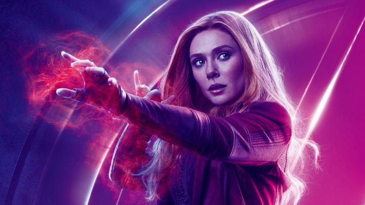 1920x1080 Wanda Maximoff In Avengers Infinity War 8k Poster Laptop Full 