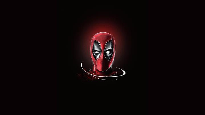 Deadpool Minimal Art 4k, HD Superheroes, 4k Wallpapers, Images 