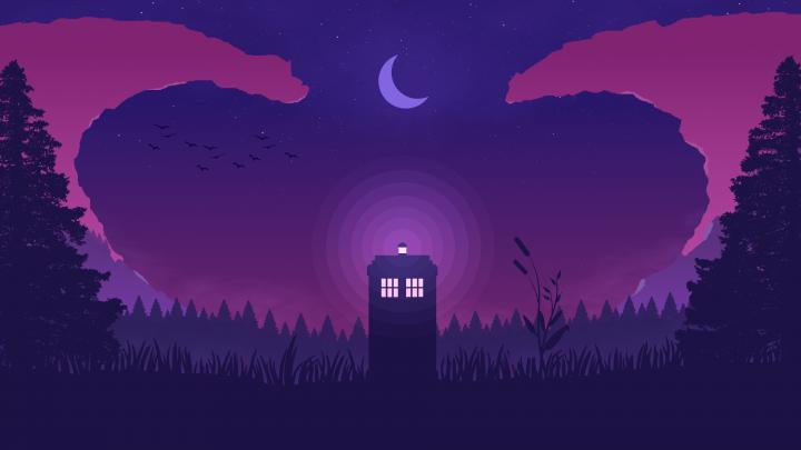 3840x2160 Doctor Who Minimal Art 4K Wallpaper, HD Minimalist 4K 