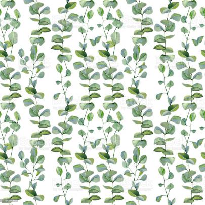 Watercolor Eucalyptus Desktop Wallpaper - img-chrysanthemum