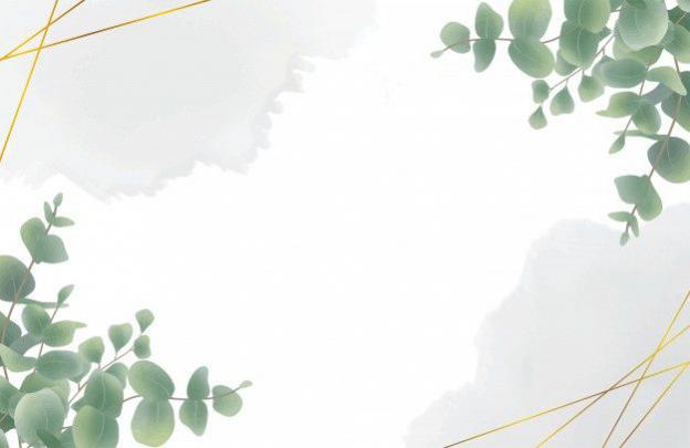 Watercolor Eucalyptus Leaf Background | Leaf background, Flower 