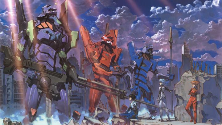HD desktop wallpaper of Evangelion, photo of Unit 01, unit 00 