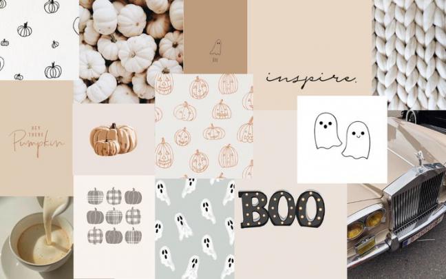 fall and spooky aesthetic collage made by me \u2661 ideal for macbooks 1280 