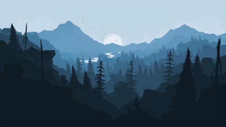 Firewatch wallpaper minus the human elements [1920x1080] | Computer 