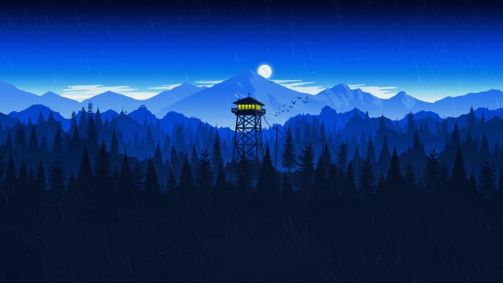 Blue Firewatch wallpaper [1920\u00d71080] \u2013 HD Wallpapers