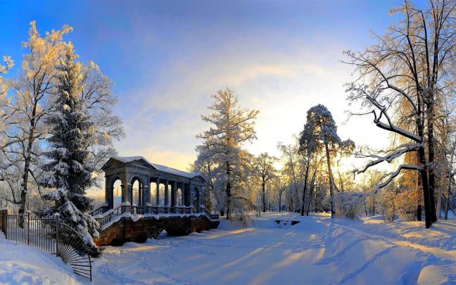 Winter Desktop Background \u00b7\u2460 