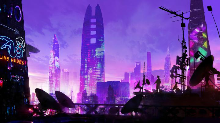 1920x1080 Heylim City Cyberpunk 4k Laptop Full HD 1080P HD 4k 