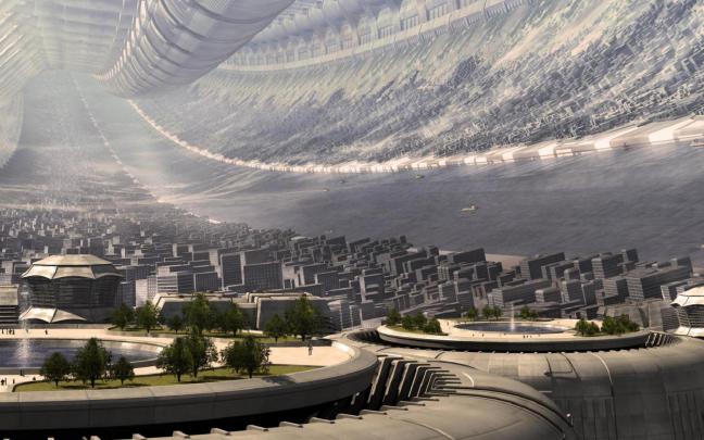 HD Future Cityscape Wallpaper -