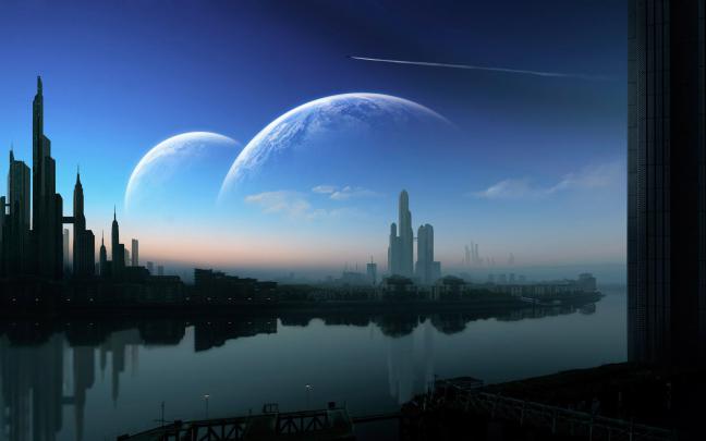 Futuristic Cities Wallpaper -