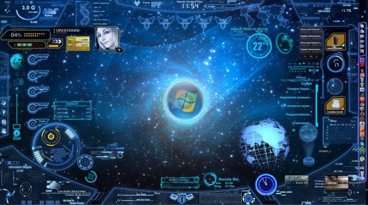 Futuristic Desktop Backgrounds \u00b7\u2460 