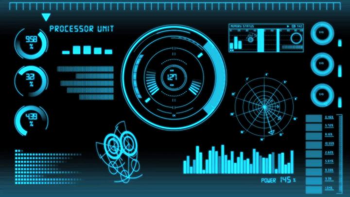 Wallpaper Futuristic Technology \u00b7\u2460 