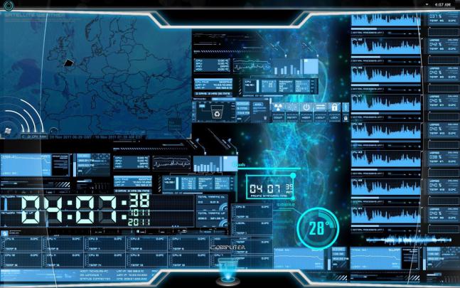Futuristic Desktop Wallpaper -