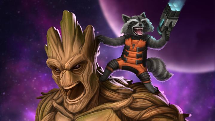 Rocket and Groot Wallpapers - Top Free Rocket and Groot Backgrounds 