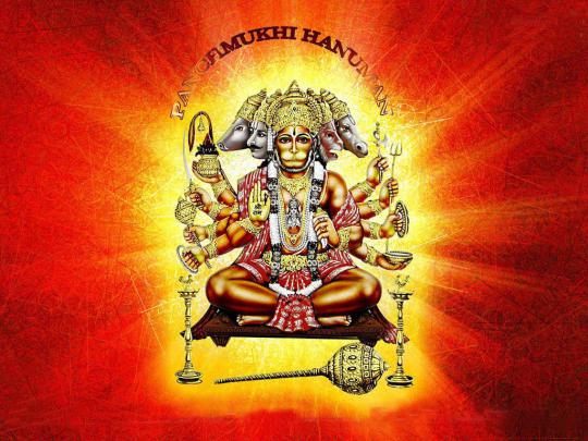 Panchmukhi Hanuman Wallpapers - Top Free Panchmukhi Hanuman Backgrounds 