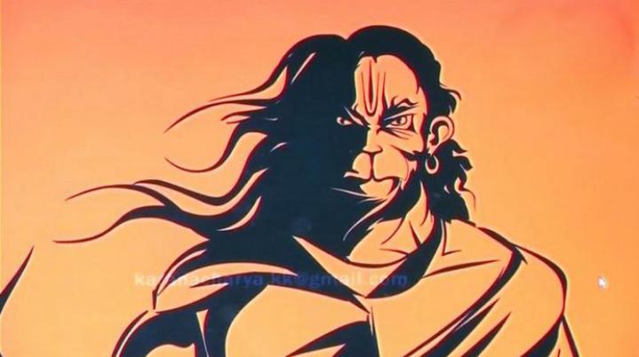 4K wallpaper: Angry Hanuman Full Hd Wallpaper 1920x1080