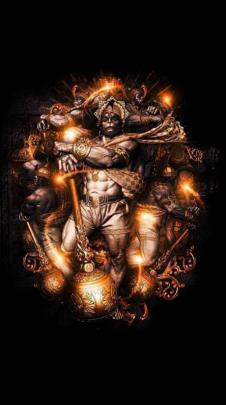 4K wallpaper: Angry Hanuman Hd Wallpaper 1920x1080 Download