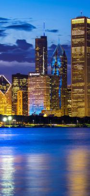 Chicago City at Night Wallpapers - Top Free Chicago City at Night 