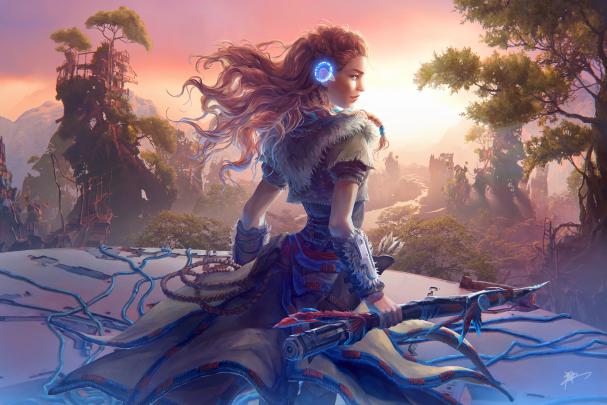Aloy Horizon Zero Dawn Game Artwork, HD Games, 4k Wallpapers, Images 