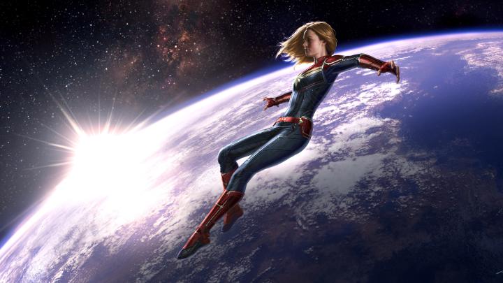 Captain Marvel New Concept Artwork superheroes wallpapers, hd 