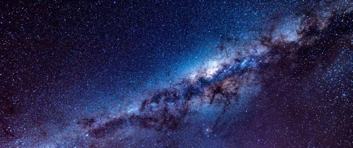 Download Wallpaper Milky Way, Starry Sky, Stars, Space, Lights, - Milky 
