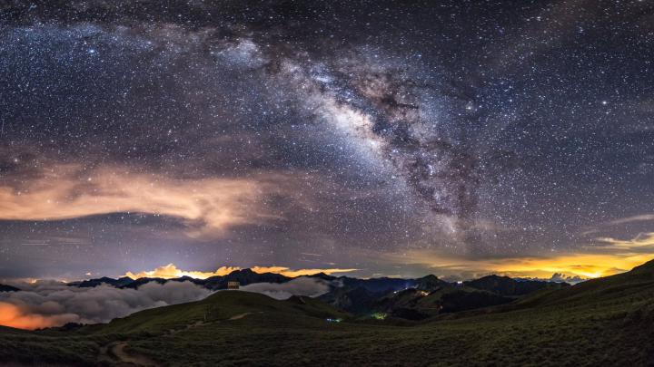 Milky Way on the Night Sky HD [1920x1080] | Night sky hd, Night sky 
