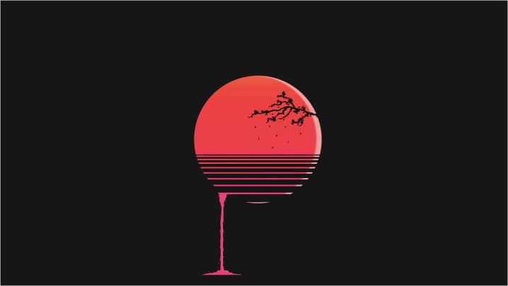 Minimalist Wallpaper 4k Red - Wallpaper HD New