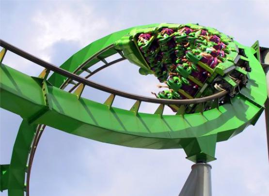 Roller Coaster Screen Wallpaper -